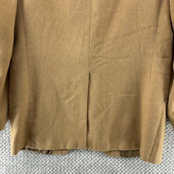 VTG Bill Blass Blazer Men M 100% Camel Hair Khaki Coat Jackets Lined 2 Button - Picture 11 of 16